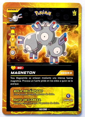 2024 POKEMON Black Edition TCG #162 MAGNETON Paldea Peru Card