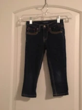 Vigoss Kids Blue Capri Jeans Pockets Size 5 