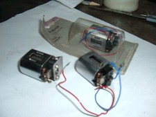 LOT OF 3 , TWO COX SLOT CAR MOTORS AND ONE RADIO SHACK 273-235