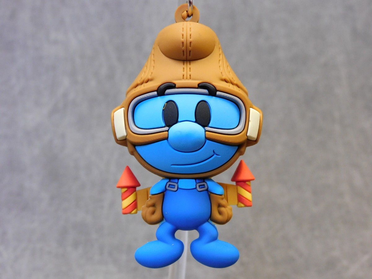 Smurfs NEW * Handy Smurf Clip * Blind Bag Cartoon Key Chain