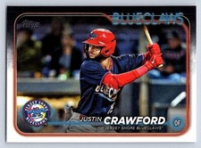 JUSTIN CRAWFORD  BLUECLAWS   2024 TOPPS PRO DEBUT #PD-124