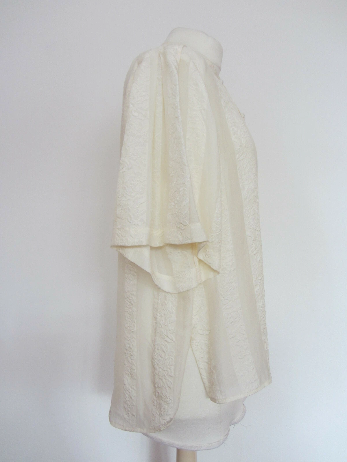 elegante camicetta di Tory Burch taglia 6 (taglia tedesca 38 40) beige 100% seta