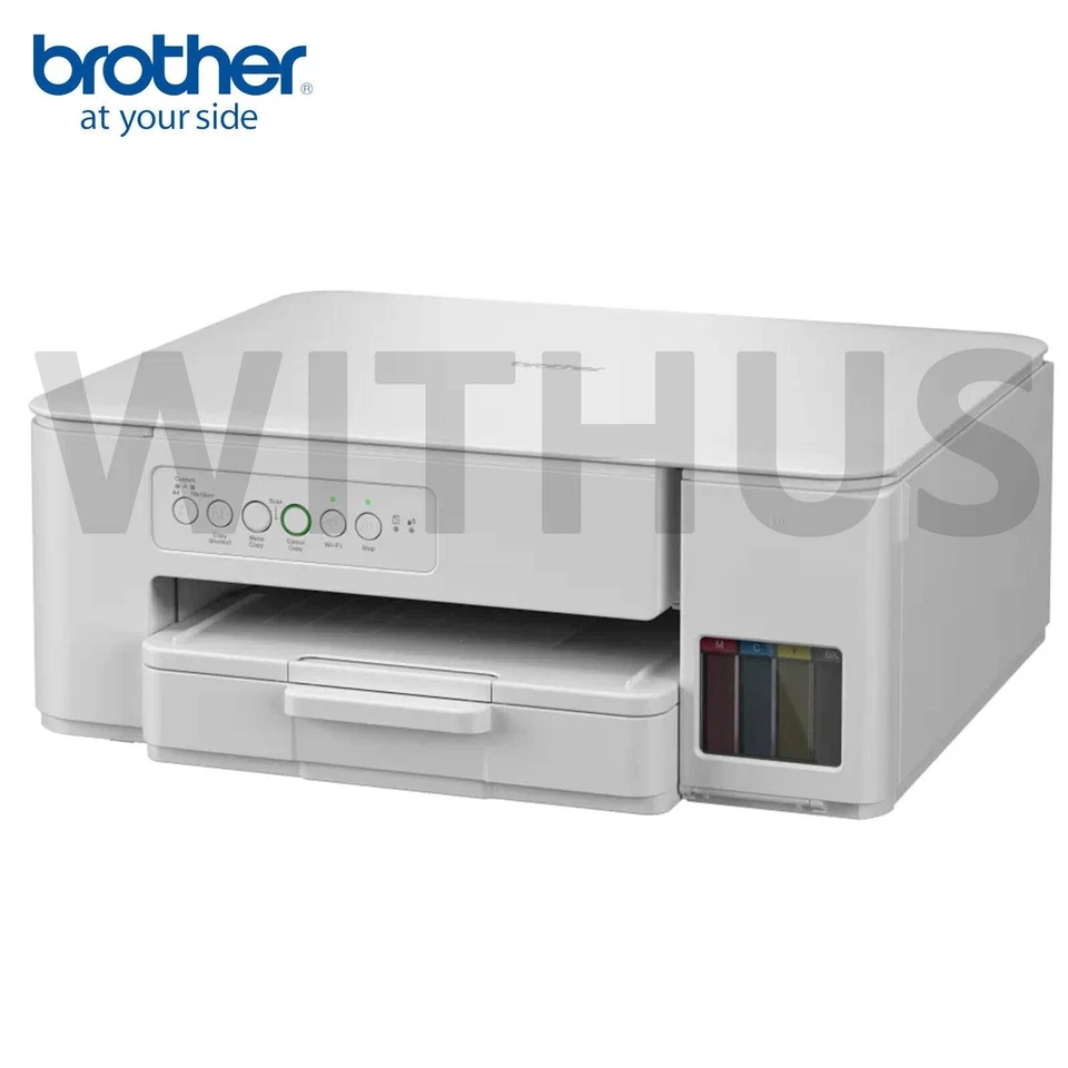 Brother DCP-T436W Wireless All-in-One Ink Tank Printer Print/Scan/Copy White= - Image 3 of 4