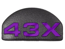 Pearce Grip for Glock 43X Grip Frame Plug Insert PG-FI48, Dark Purple