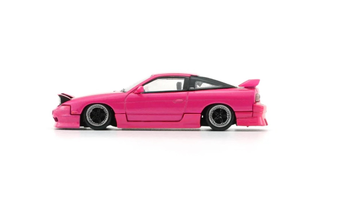 ミニカー CUSTOM CAR SHOW OSAKA JAPAN PASSION PINK 1:64 Nissan 180SX (PRS13 Silvia) -- Metallic Pink -- BM