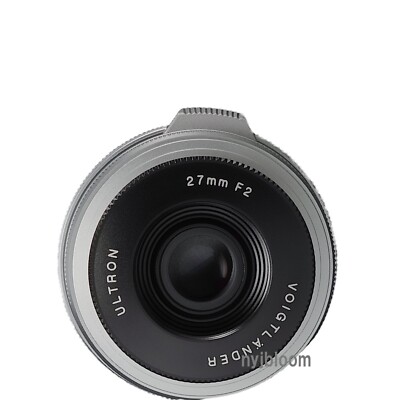 New VOIGTLANDER Ultron 27mm F2 FUJI X Mount Lens (SILVER) APS-C