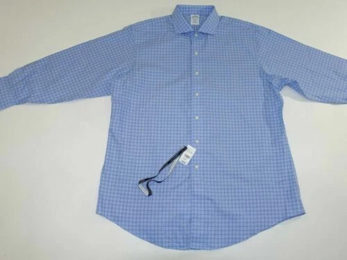 Camicie classiche da uomo blu Brooks Brothers in cotone