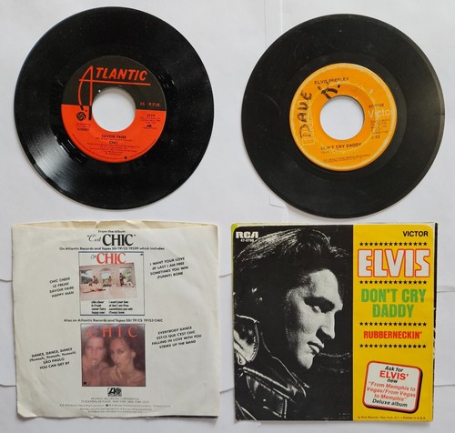 7" Records Lot #174: 28 UNTESTED Vintage 45s in Record Company & Picture Sleeves - Picture 12 of 24