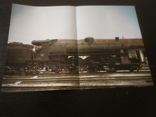 LOCOMOTIVA A VAPORE 685.008 IN SOSTA NEL DEPOSITO DI CREMONA NEL 1972 FS TRENO