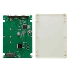 M.2 NGFF B M Key SATA SSD to 44 Pin 2.5 IDE Converter Adapter Card with Case