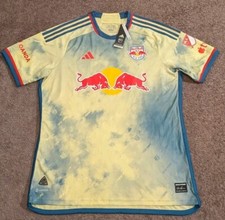 Rare Men's Adidas New York Red Bulls Sauce Gardner #1 2023/24 Home Jersey Jets