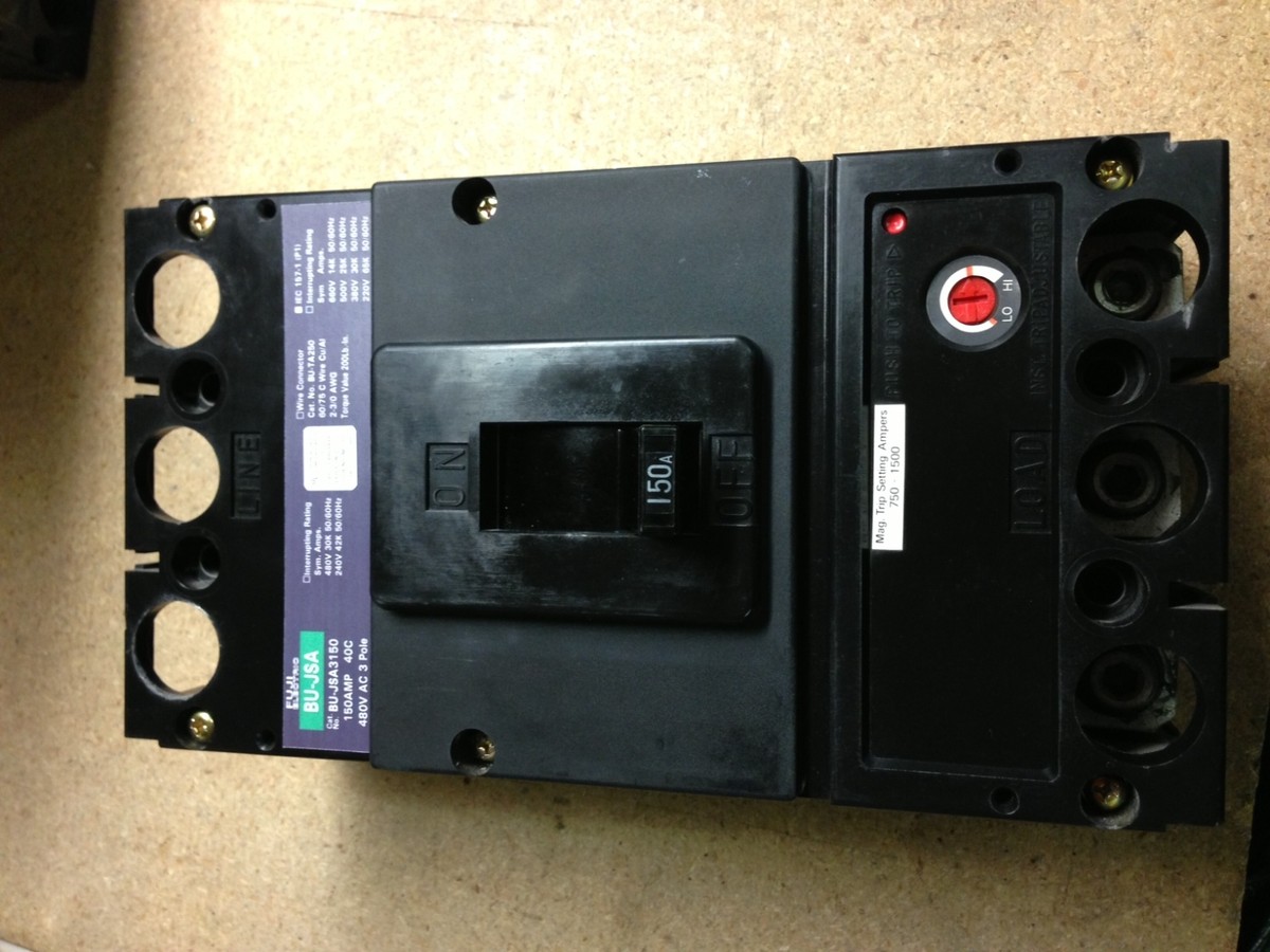 BU-JSA3150 Fuji Circuit Breaker 3 Pole 150A | eBay