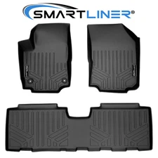 SMARTLINER Custom Fit Floor Mats 2 Row Liner Set OEM 2018-2024 Chevrolet Equinox