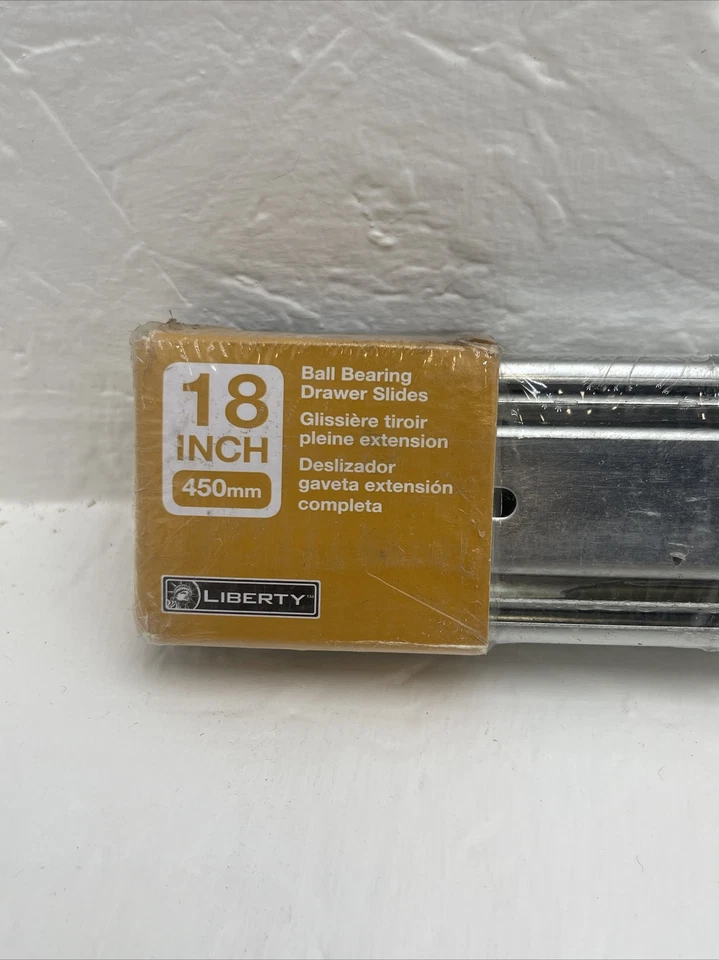 Liberty D80618C-ZP-W 18-Inch Ball Bearing Drawer Slides - Image 2 of 3