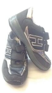 H - scarpe da ginnastica - n° 31 - colore nero - chiusura con velcro -  USATE | eBay