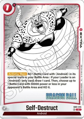 NM-Mint DBS  Fusion World Self-Destruct - SB01-015 - C Fusion World: Manga Boost