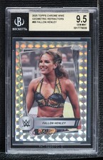 2025 Topps Chrome WWE Geometric Refractor Fallon Henley #86 BGS 9.5 GEM MINT 3hd