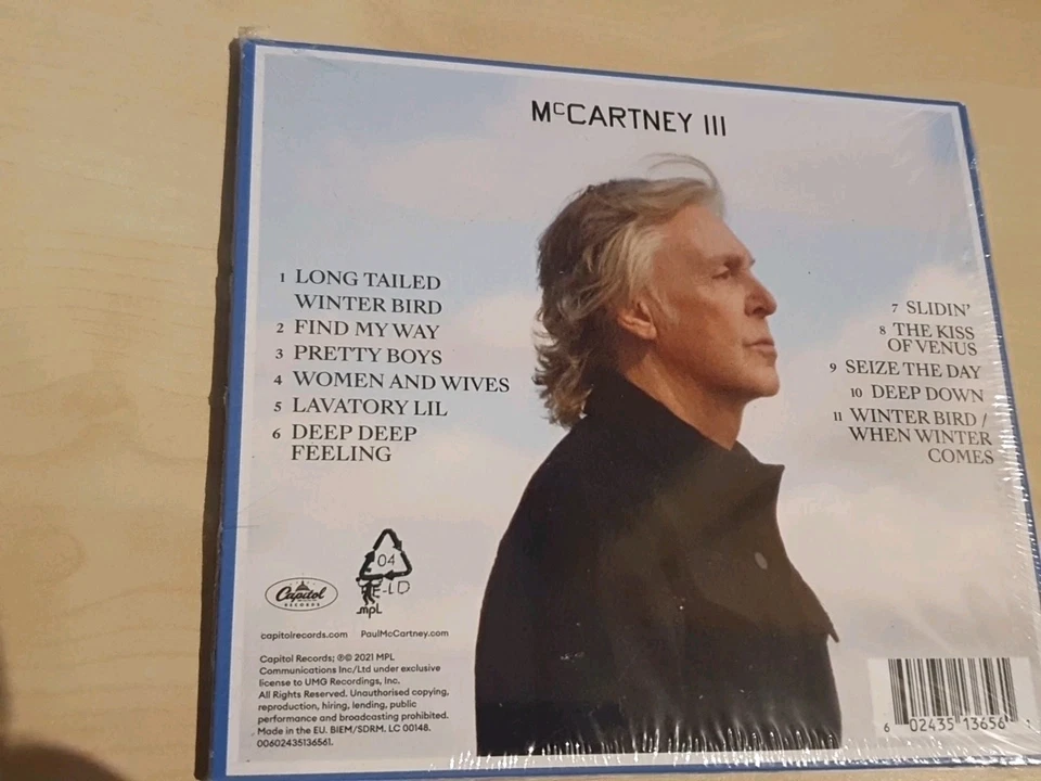 Paul McCartney EX BEATLES " III "(CD ALBUM 2021) NEU & OVP DIGIPAK IN FOLIE  - Bild 2 von 3