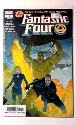 Fantastic Four #1 2018 Marvel Human Torch Invisible Woman Reed Richards Comic