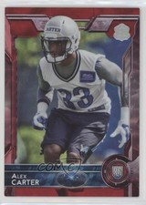 2015 Topps Rookie 60th Anniversary Red 18/60 Alex Carter #394 0q3