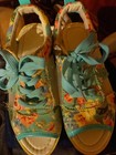 Girls youth size 6 sandal sneaker fashion comfort breathable summer gently used — photo 5