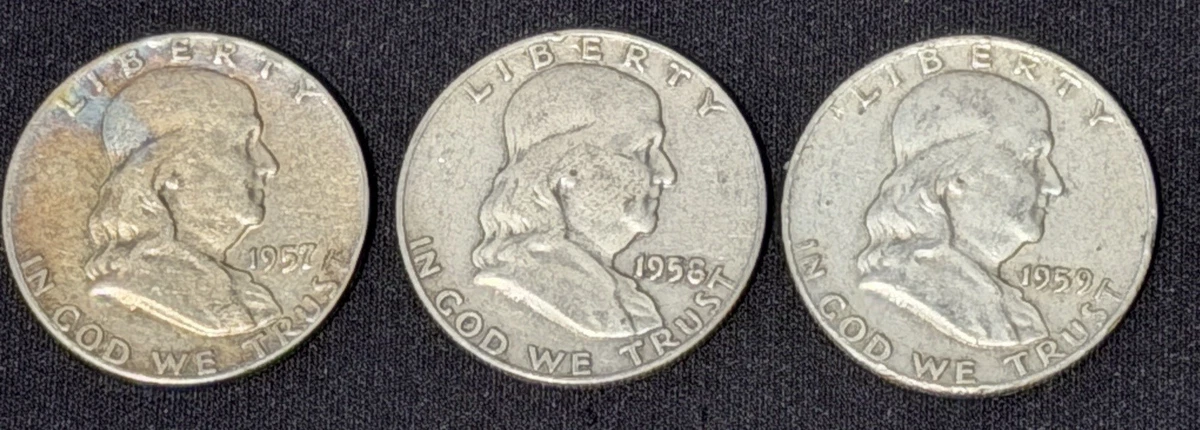Circulated 1958 Franklin Half Dollars (1948-1963) for sale | eBay