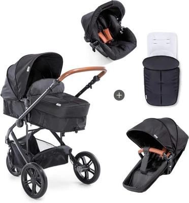 HAUCK PACIFIC 3 CAVIAR KINDERWAGEN SET 3IN1 - Bild 1 von 4