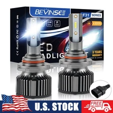 5 Pair BEVINSEE F31B 9005 HB3 LED Headlight Bulbs Conversion 6000K Bright White