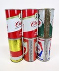 6 Canadian Beer Cans, straight steel, wide seam, Cinci, O'Keefe, Molson, LaBatt — photo 4