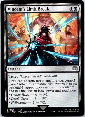 Vincent's Limit Break C Foil FIN FINAL FANTASY 126 NM