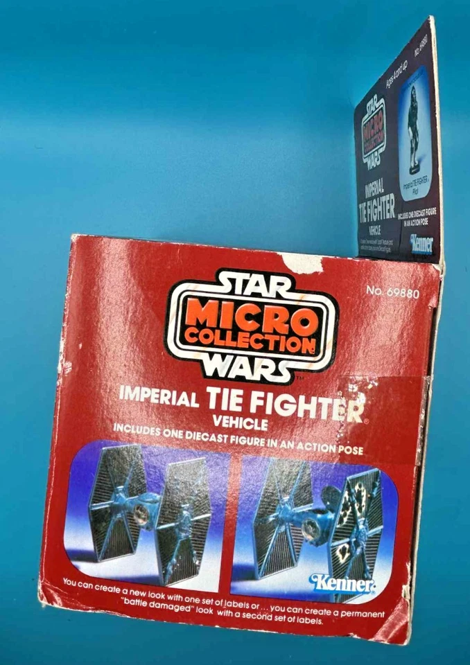 Micro colección Kenner Star Wars 1982 de colección Tie Fighter con caja ¡¡leer!!! Foto 3 de 4