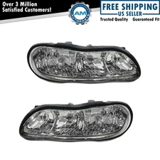 Headlight Assembly Set Fits 04-05 Classic 97-99 Cutlass 97-03 Malibu