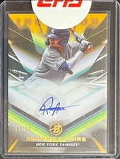 2023 Bowman Inception Roderick Arias #BPA-RA Gold Foil #13/50 Yankees Auto