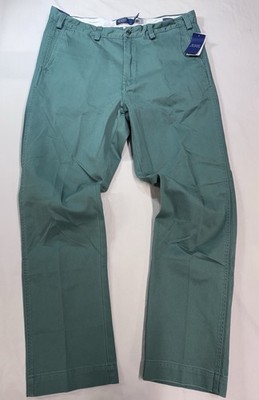 NWT Polo Ralph Lauren Whitman Chino heritage pleated Green pants 36x32