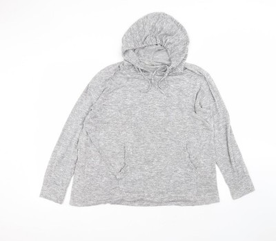 Grauer Damenpullover Hoodie Matalan Größe L