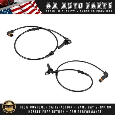 2 Front RH & LH ABS Wheel Speed Sensors for 2010-2014 Mercedes-Benz CLS550 E550