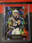 2025 Drake Maye Panini Select Red Blue Shock  New England Patriots Color Match