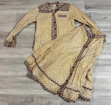 EUC Vintage Jessica McClintock  s Gunne Sax Skirt/ Shirt, Tiered. 1970s. 2 Piece