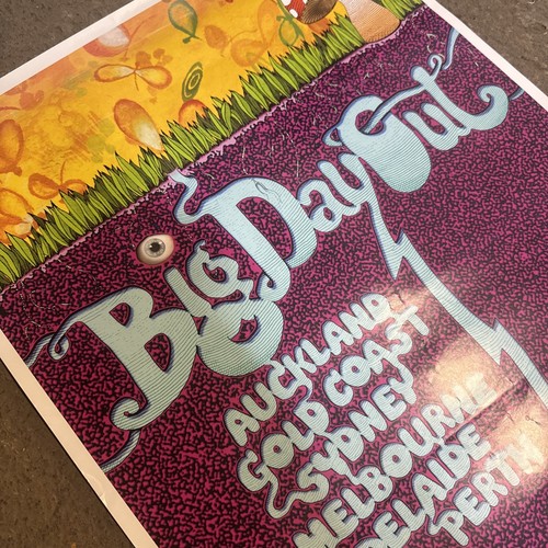 BIG DAY OUT 2007 Street Poster Australian Music Festival Promo — free download