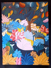 Tableau naïf haïtien, signé, 41x31cm