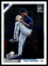 2019 Donruss Optic The Rookies Touki Toussaint Rookie Atlanta Braves #TR-9