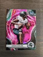 Aidan Chiles 2024 Bowman Best University Pink Lava Refractor /100