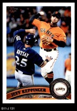 2011 Topps Update #131 Jeff Keppinger Giants 8 - NM/MT