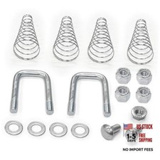 1900-2-1600 Replacement Safety Chain U-Bolt Kit Fits B W Gooseneck Hitch