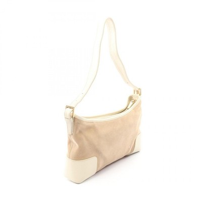 LOEWE anagram Shoulder Bag Suede leather Beige Used Women | eBay