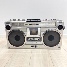 RARE SHARP GF-305ST Vintage Boombox 1970s Japan AM/FM Radio Cassette Working
