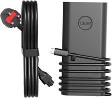 130W USB-C Charger for Dell Precision 3470-3590 5550-5770 Laptop UK Plug PD
