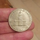 Kennedy Bicentennial 1776-1976 50C Independence Hall Rev D BU KM#202 Cu-Ni — photo 2