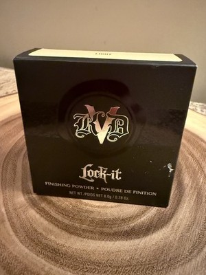 KVD LIGHT Lock-It Mattifying Finishing Powder Full Size 0.28oz NIB! DISCONTINUED