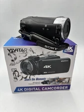 Vivitar DVR4K-BLK 4K HD Digital Video Camera with WiFi, Built in Night Vision